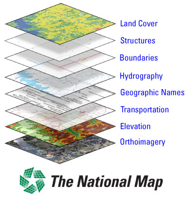 National mapping agencies visualization